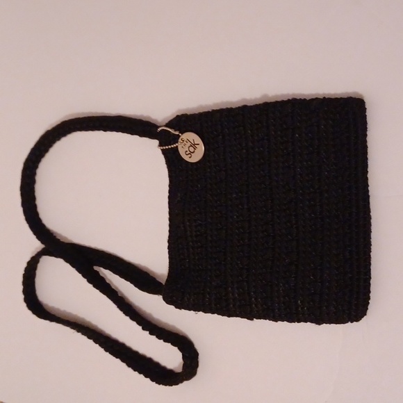 The Sak Bags The Sak Mini Black Crochet Crossbody Bag Purse Poshmark